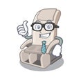 Businessman massage chair in the mascot shape