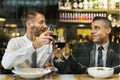 Businessman Meeting Eating Discussion Cuisine Party Concept Royalty Free Stock Photo