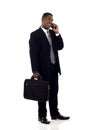 Businessman with Mobile Phone Royalty Free Stock Photo