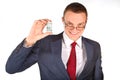 Businessman with money Royalty Free Stock Photo