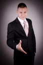 Businessman offering handshake Royalty Free Stock Photo