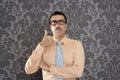 businessman ok positive hand gesture Royalty Free Stock Photo