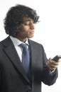 Businessman on phone