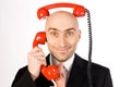 Businessman on the phone Royalty Free Stock Photo