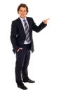 Businessman Pointing