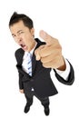 Businessman pointing you Royalty Free Stock Photo