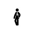 businessman, pose, posture icon. Element of businessman icon for mobile concept and web apps. Detailed businessman, pose, posture