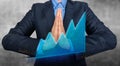 Businessman praying and Wishing Hard Royalty Free Stock Photo