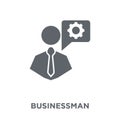 Businessman professional icon from Strategy 50 collection.