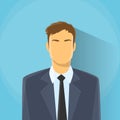 Businessman Profile Icon Male Portrait Business