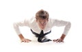 Businessman Push Up