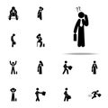 businessman, puzzle, question icon. Businessmen icons universal set for web and mobile