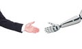 Businessman Robot Hands