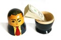 Businessman Russian doll Royalty Free Stock Photo