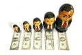 Businessman Russian doll Royalty Free Stock Photo