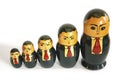 Businessman Russian dolls