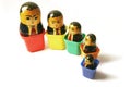 Businessman Russian dolls