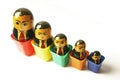 Businessman Russian dolls Royalty Free Stock Photo