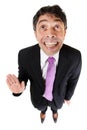 Businessman saying hello Royalty Free Stock Photo