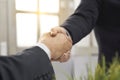 Businessman shake hand Royalty Free Stock Photo