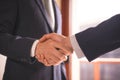 businessman shake hand with partner to celebration partnership and business deal concept Royalty Free Stock Photo