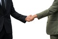 Businessman shake hand togather