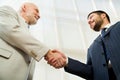 Businessman shaking hands. Royalty Free Stock Photo