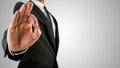 Businessman Showing Okay Hand Gesture