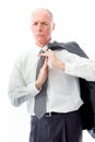 Businessman showing time out sign with hands Royalty Free Stock Photo