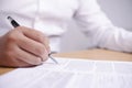 Businessman Signing Contract Royalty Free Stock Photo