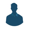 Businessman silhouette icon corporate employee