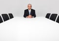 Businessman sitting alone