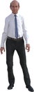 Businessman Standing Confidence Leadership Isolated