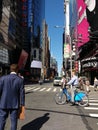 Businessman Waiting in New York City, NYC, NY, USA Royalty Free Stock Photo