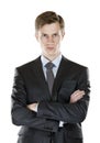 Businessman with a stern look Royalty Free Stock Photo