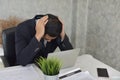 Businessman Stress from problematic work