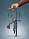 Businessman on strings
