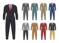 Businessman suit vector design illustration isoalted on white background Royalty Free Stock Photo