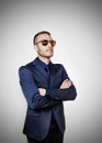 Businessman with sunglass Royalty Free Stock Photo