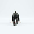 Businessman taking low start to running. On white background. Royalty Free Stock Photo