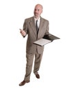 Businessman taking notes Royalty Free Stock Photo