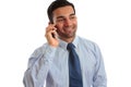 Businessman talking on phone Royalty Free Stock Photo