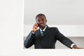 Businessman talking on the phone Royalty Free Stock Photo