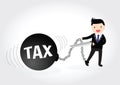 Businessman Tax Concept.