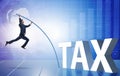 Businessman in tax evasion avoidance concept Royalty Free Stock Photo