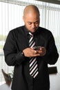 Businessman Texting Royalty Free Stock Photo