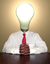 Businessman - thinker Royalty Free Stock Photo