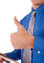 Businessman with Thumb Up Sign