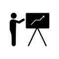 Businessman, training, explain icon. Element of businessman pictogram icon. Premium quality graphic design icon. Signs and symbols