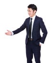 Businessman want to have a hand shake Royalty Free Stock Photo